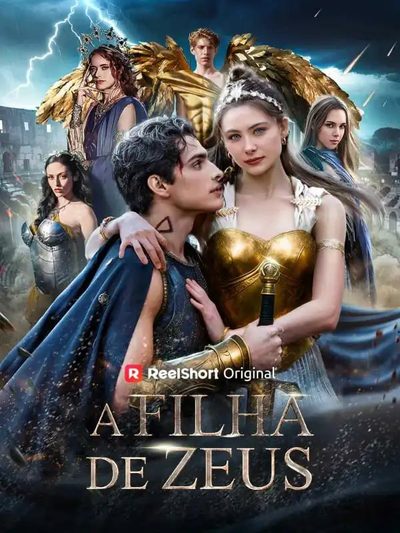 Capa da minissérie A Filha de Zeus -