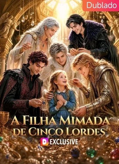 Capa da minissérie A Filha Mimada de Cinco Lordes