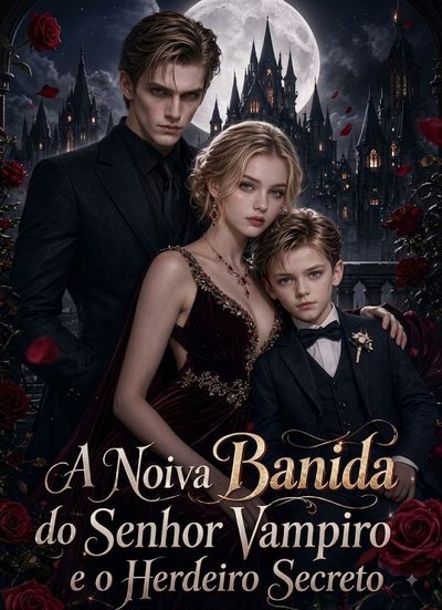 Capa da minissérie ☄️ a Noiva Banida do Senhor Vampiro e o Herdeiro Secreto