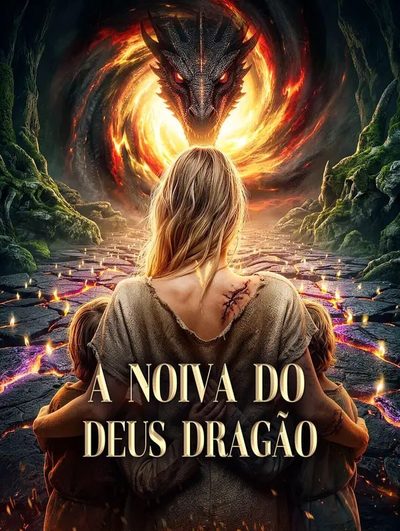 Capa da minissérie A Noiva do Deus Dragão -