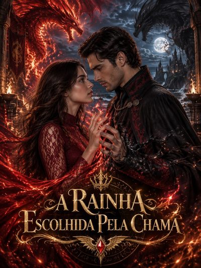 Capa da minissérie A Rainha Escolhida Pela Chama