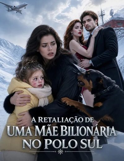 Capa da minissérie A Retaliação de uma Mãe Bilionária no Polo Sul