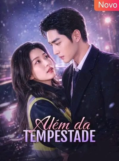 Capa da minissérie Além da Tempestade