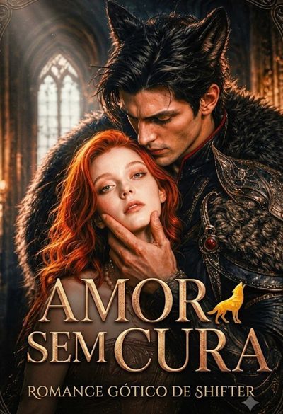 Capa da minissérie Amor Sem Cura Romance Gótigo de Shifter