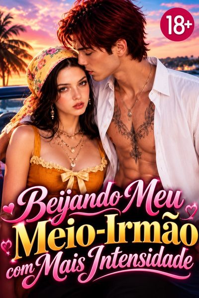 Capa da minissérie Beijando meu meio irmão com mais intensidade +18 � �