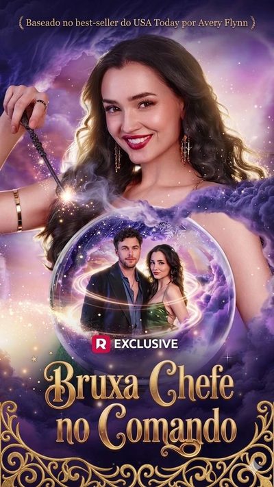 Capa da minissérie BRUXA CHEFE NO COMANDO Head witch in charge