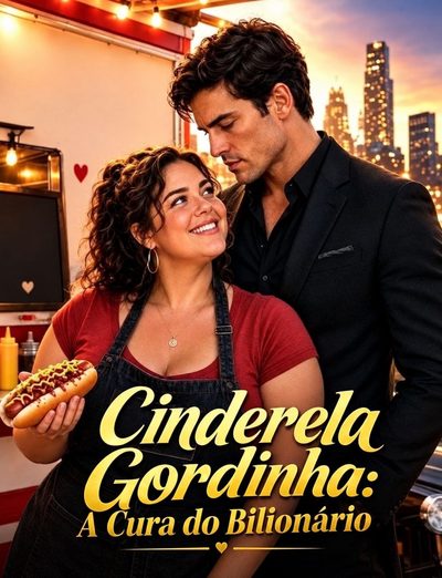Capa da minissérie Cinderela Gordinha: a Cura do Bilionário
