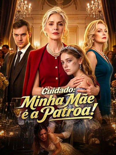 Capa da minissérie Cuidado : Minha Mãe É a Patroa!