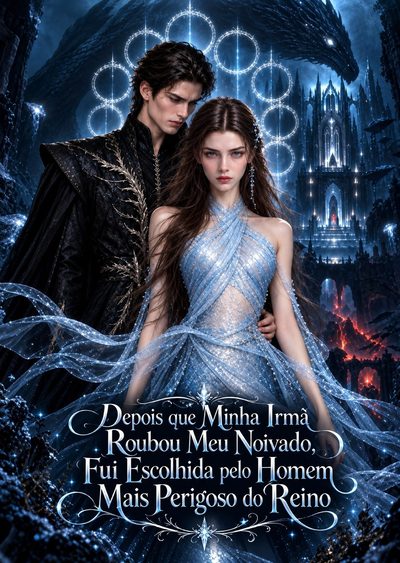 Capa da minissérie Depois que Minha Irmã Roubou Meu Noivado, Fui Escolhida Pelo Homem Mais Perigoso do Reino -