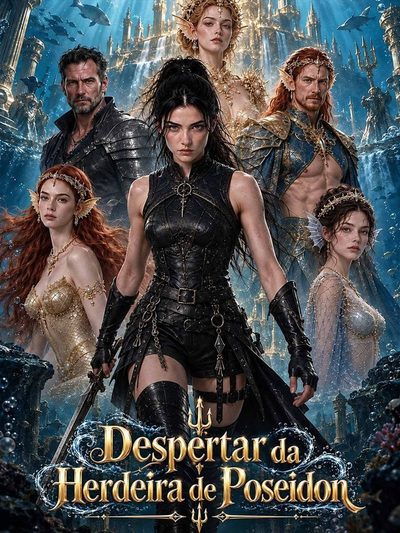 Capa da minissérie Despertar da Herdeira de Poseidon
