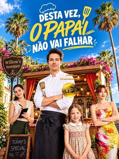 Capa da minissérie Dessa Vez, Papai Não Vai Falhar This Time Daddy Won't Fail