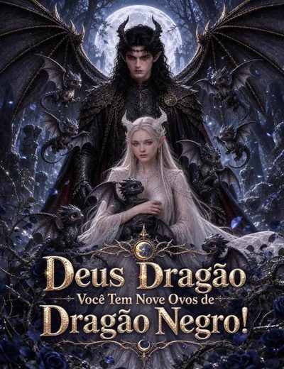 Capa da minissérie Deus Dragão Você Tem Nove Ovos de Dragão Negro