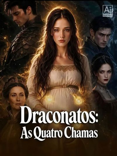Capa da minissérie Draconatos: as Quatro Chamas