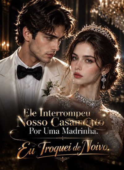 Capa da minissérie Ele Interrompeu Nosso Casamento por uma Madrinha. Eu Troquei de Noivo -