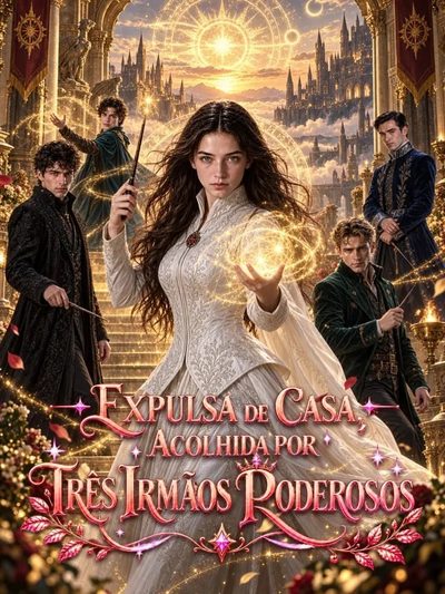 Capa da minissérie Expulsa de Casa, Acolhida por Três Irmãos Poderosos -