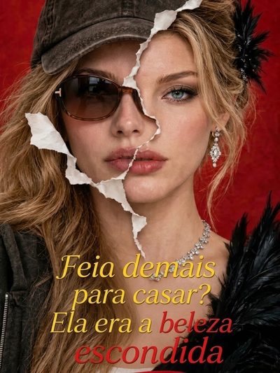 Capa da minissérie Feia Demais para Casar? Ela Era a Beleza Escondida