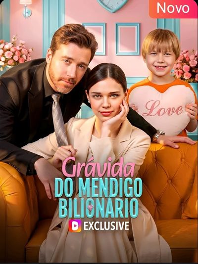 Capa da minissérie Grávida do Mendigo Bilionário