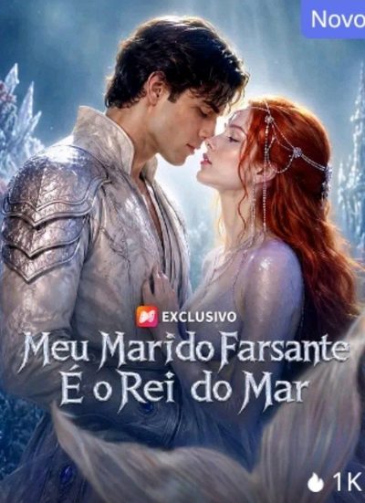 Capa da minissérie Meu Marido Farsante É o Rei do Mar