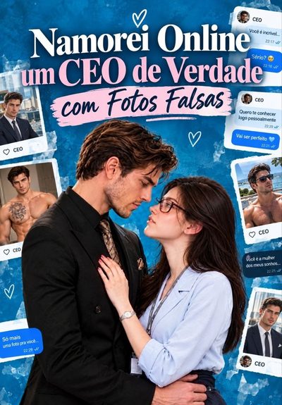 Capa da minissérie Namorei Online um CEO de Verdade com Fotos Falsas