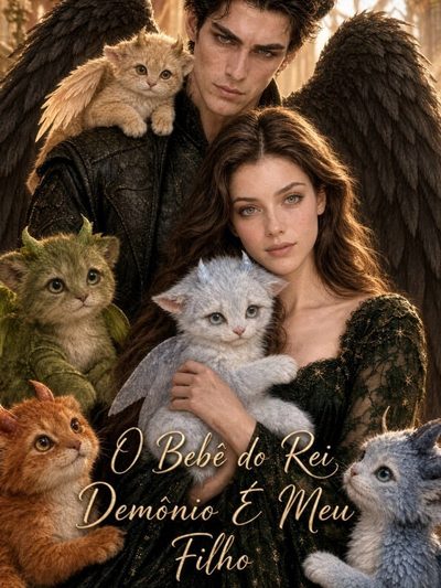 Capa da minissérie O Bebê do Rei Demônio É Meu Filho
