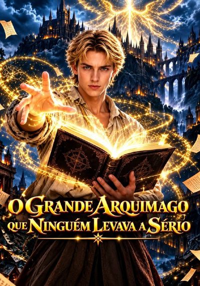 Capa da minissérie O Grande Arquimago que Ninguém Levava a Sério