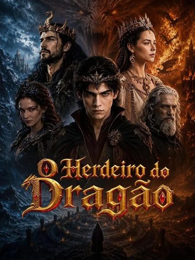 Capa da minissérie O Herdeiro do Dragão -