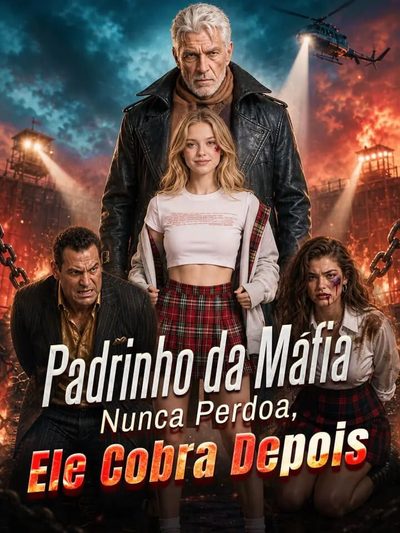Capa da minissérie O Padrinho da Máfia Nunca Perdoa, Ele Cobra Depois -