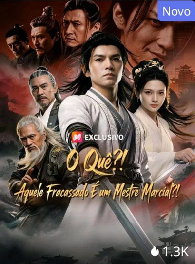 Capa da minissérie O Quê?! Aquele Fracassado É um Mestre Marcial ?!