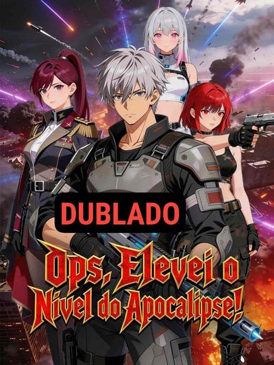 Capa da minissérie Ops! Elevei o Nível do Apocalipse! Dublado