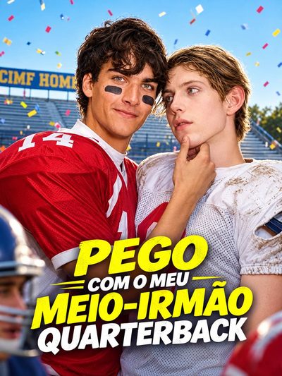Capa da minissérie Pego com o Meu Meio-irmão Quarterback - Bl