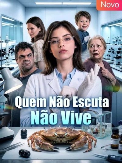 Capa da minissérie Quem Não Escuta, Não Vive