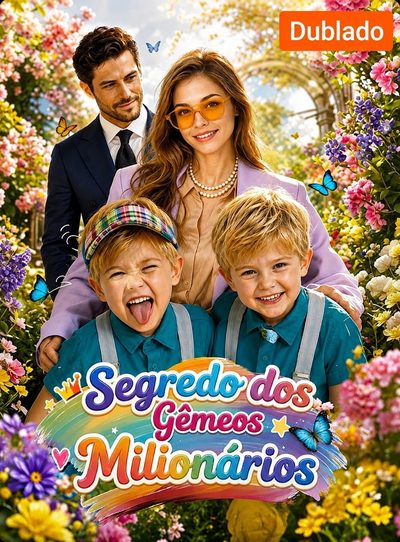 Capa da minissérie Segredo dos Gêmeos Milionários