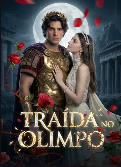 Capa da minissérie Traída no Olimpo
