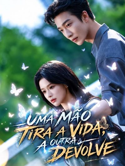 Capa da minissérie Uma Mão Tira a Vida a Outra Devolve